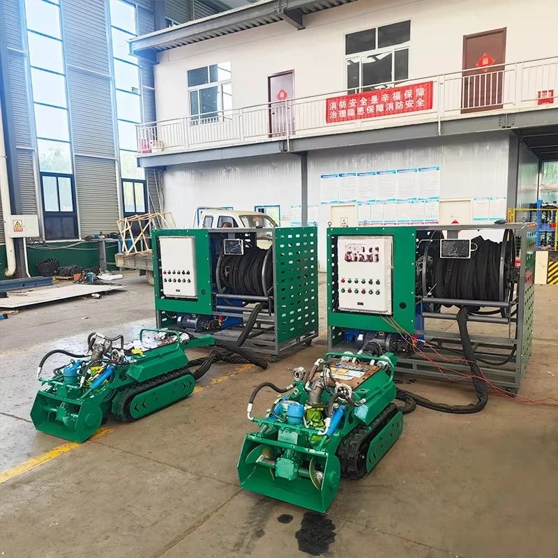 Urban River Baggerroboter Unterwasser 30 m Schlammentfernungsmaschine für Fischteiche