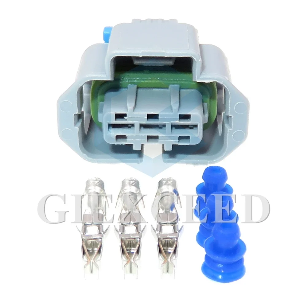 

2 Sets 3 Pin Car Electrical Connector Wire Cable Harness Waterproof AC Assembly Sealed Socket 3.5 Series Auto Antiflaming Plug