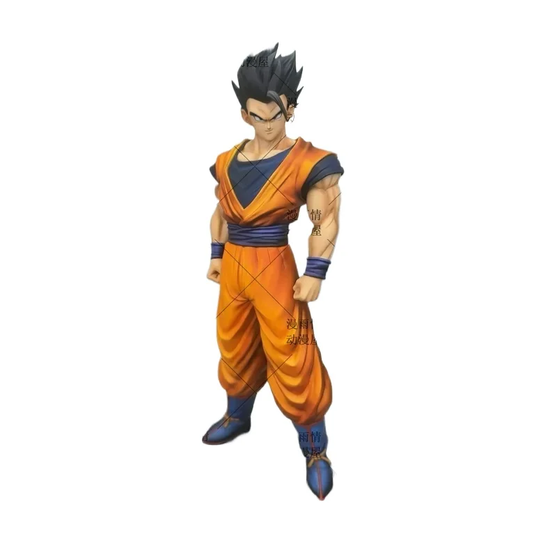 New 30cm Hy Studio Son Goku Base Form Dragon Ball Z Action Figure - Black Hair Orange Gi Scale  Articulated Pvc Collectible Toy view 5