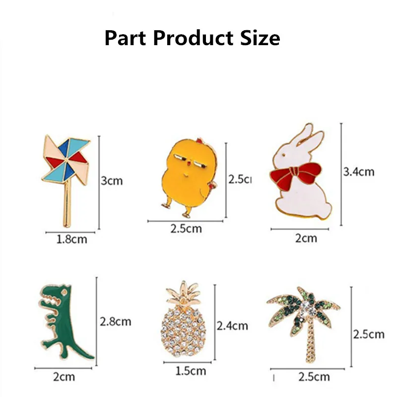10ks smalt odznaky kolíků diversity náhodné odznaky personalizované móda kolíků příslušenství kov kolíků sada pro kreslený oblečení brašna