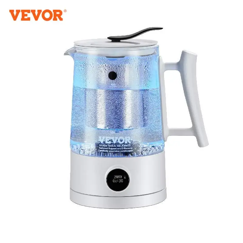 

VEVOR Hydrogen Water Pitcher1.5 L / 52.8 oz Large Capacity Hydrogen Generator Water Kettle Hydrogen Rich Water Ionizer Machine