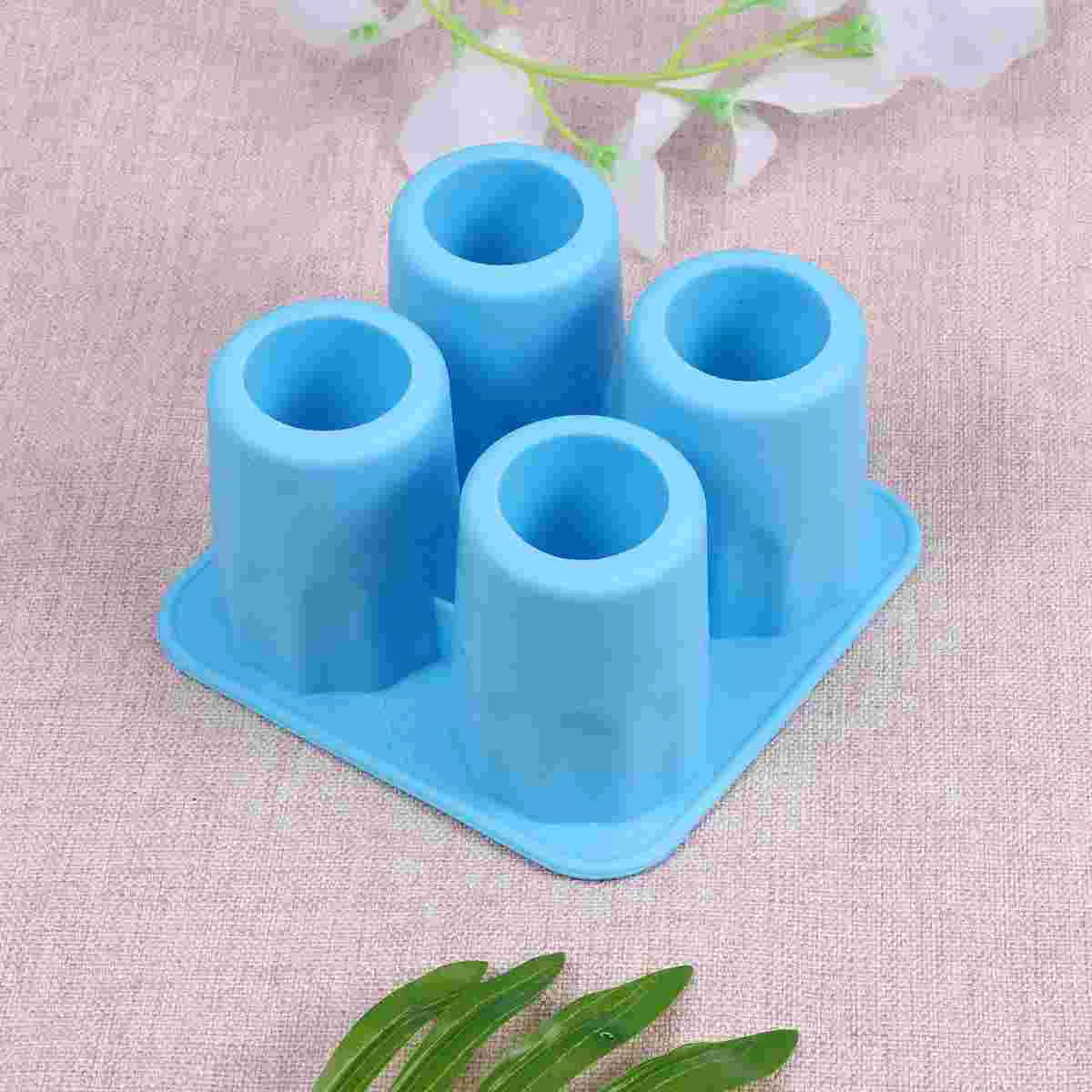 4 Cup Shape Silicone Shooter Ice Cube Glass Mold Maker Summer Cool Ice Mould Ice Cube Tray ice cube trays