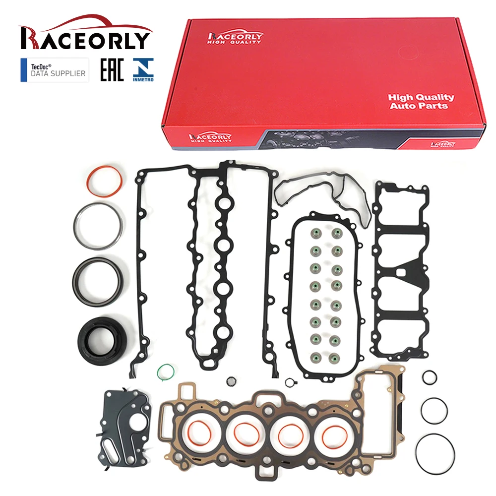 

Комплект прокладок двигателя RACEORLY OE Quality LR091488 для Land Rover Jaguar, новый, 2.0T AJ200 PT204