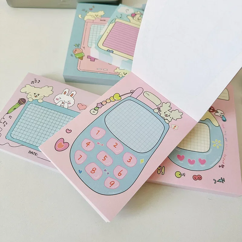 100sheet A6 Rabbit\'s Electronic Memories Memo Pads To Do List Notepad Paper Scrapbooking Journal Material Paperlaria