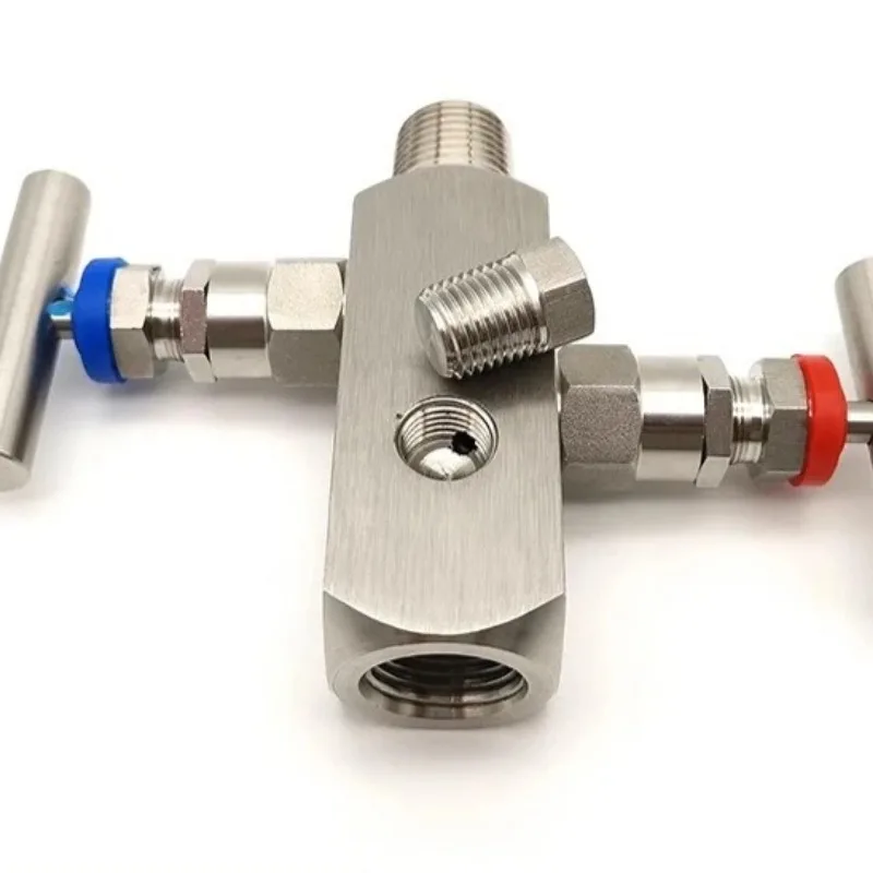 EF-3 two valve group 304 316L stainless steel integrated two valve group pressure gauge pressure transmitter