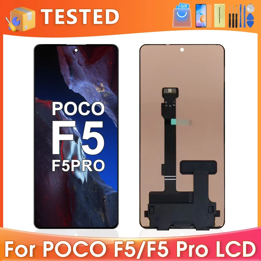 

6.67 For Xiaomi Poco F5 For ‎Poco F5 23049PCD8G 23049PCD8I LCD Display Touch Screen Digitizer Assembly Replacement