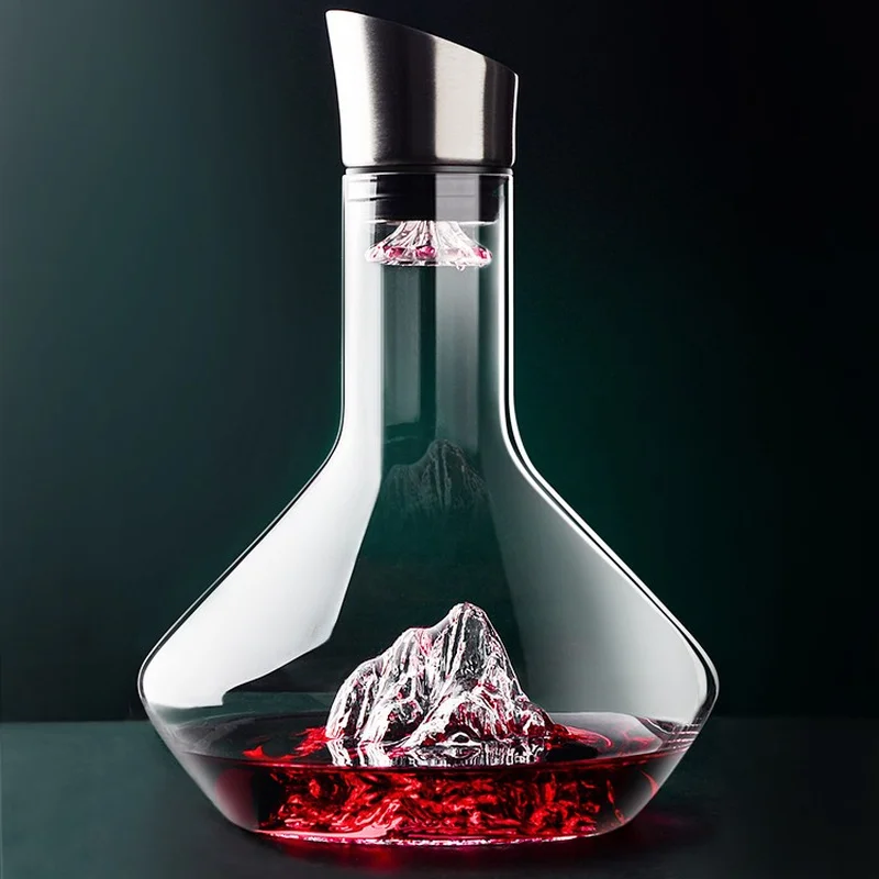 Creative Iceberg Decanter Ice Decanter Lead-free Crystal Glass Red Wine Decanter Wine Decanter High-end Gift