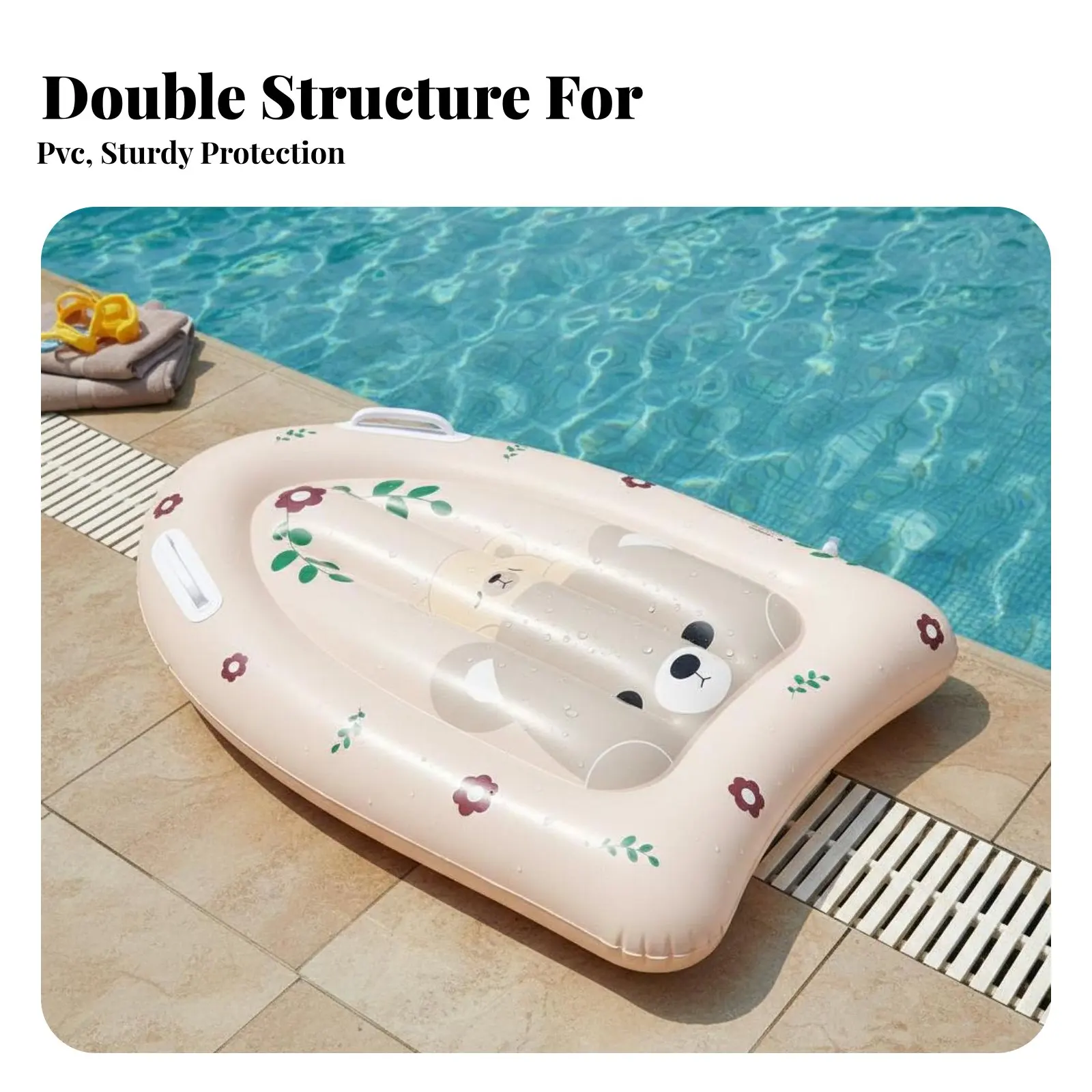

Inflatable Wave Board Thickened PVC Material Child S Wave Mat Child S Wave Mat with Handles High Buoyancy Inflatable Wave Wave