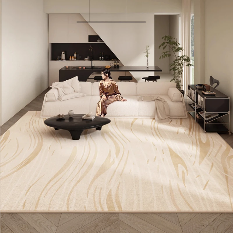 

French Style Living Room Decoration Carpet Thickend Plush Cloakroom Floor Mat Large Area Rugs for Bedroom Fluffy Soft Lounge Rug