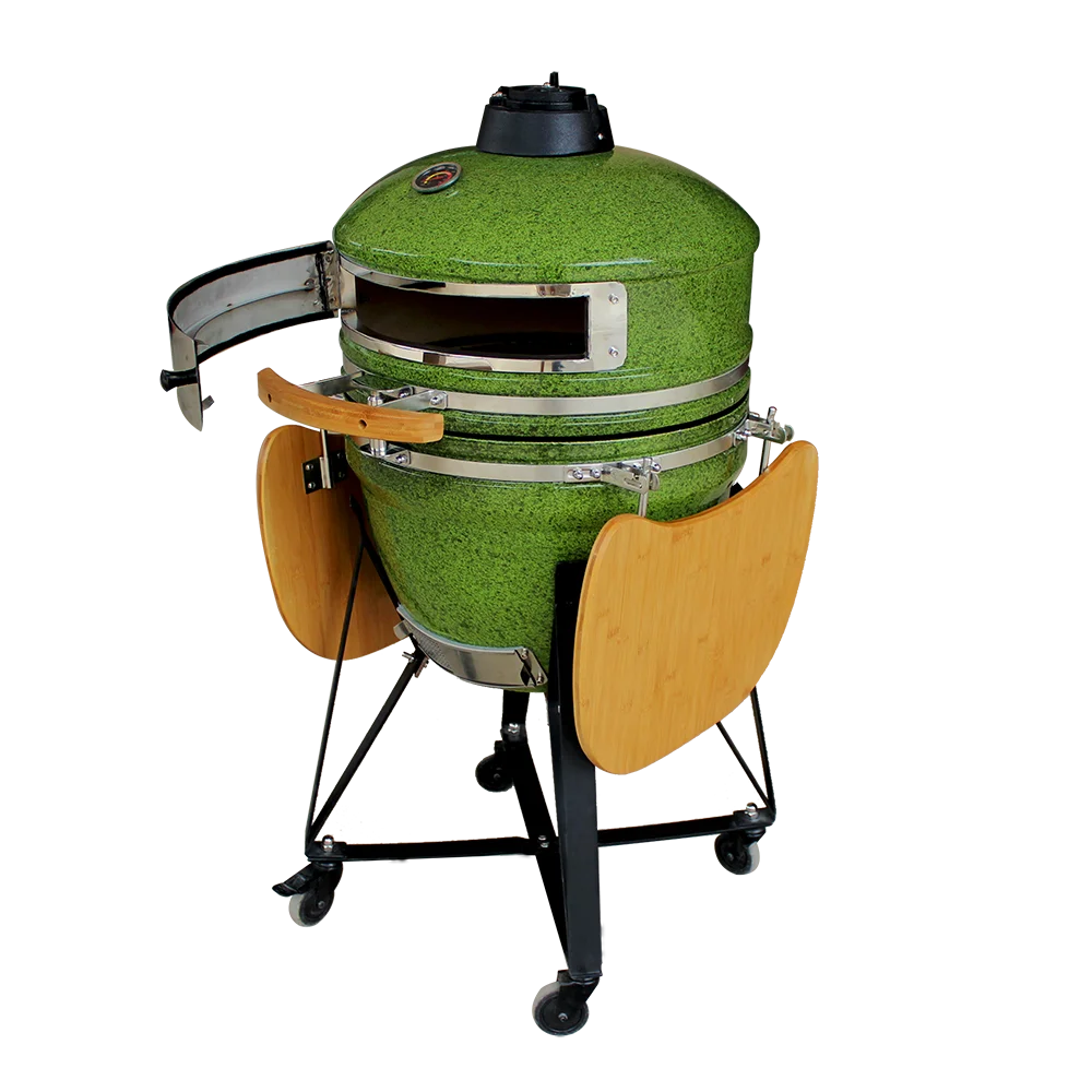 Same Style Charcoal Pizza Oven Portable Outdoor BBQ Grill Pizza Oven with Folding Feet for Home Party Rotating Stone