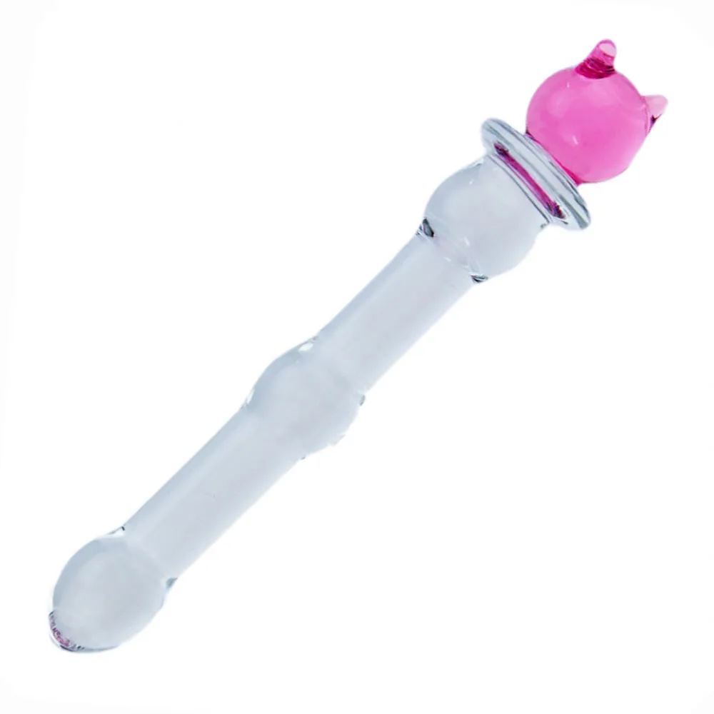 17cm Pink Heart Glass Butt Plug Sensual Sex Toy Explore Ass Play Vagina Women Man Stimulate Orgasmic Lesbian BackDoor Love Game_voghion.com
