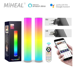 RGB Smart LED Floor lamp Bedroom Bedside Decoration Floor Light Living Rom Art Decor Indoor Atmospheric Standing Stand Lighting