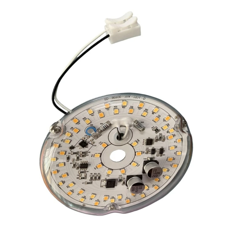 120V 18W LED FAN FAN LIGHT LEDMABLE LED RETROFITS Lampu Dewan Panel