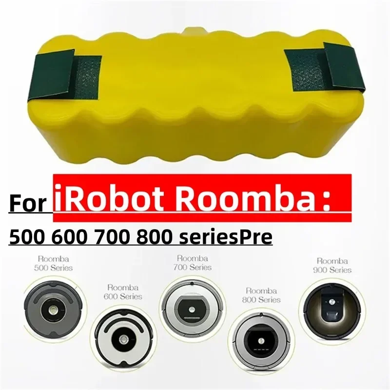 🐰 14,4 В 5000 мАч перезаряжаемая NI-MH батарея для iRobot Roomba 500 600 700 800 900 980 780 620 аксессуары для пылесоса аккумулятор