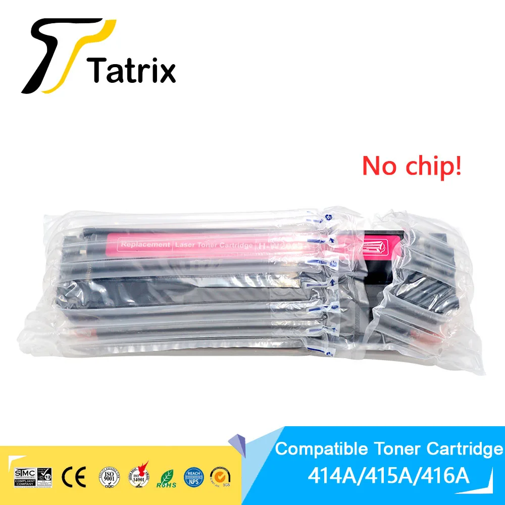 Tatrix 414A 415A 416A Compatible Color Toner Cartridge W2020A W2021A W2022A W2023A /W2030A W2031A W2032A W2033A / W2040A no chip