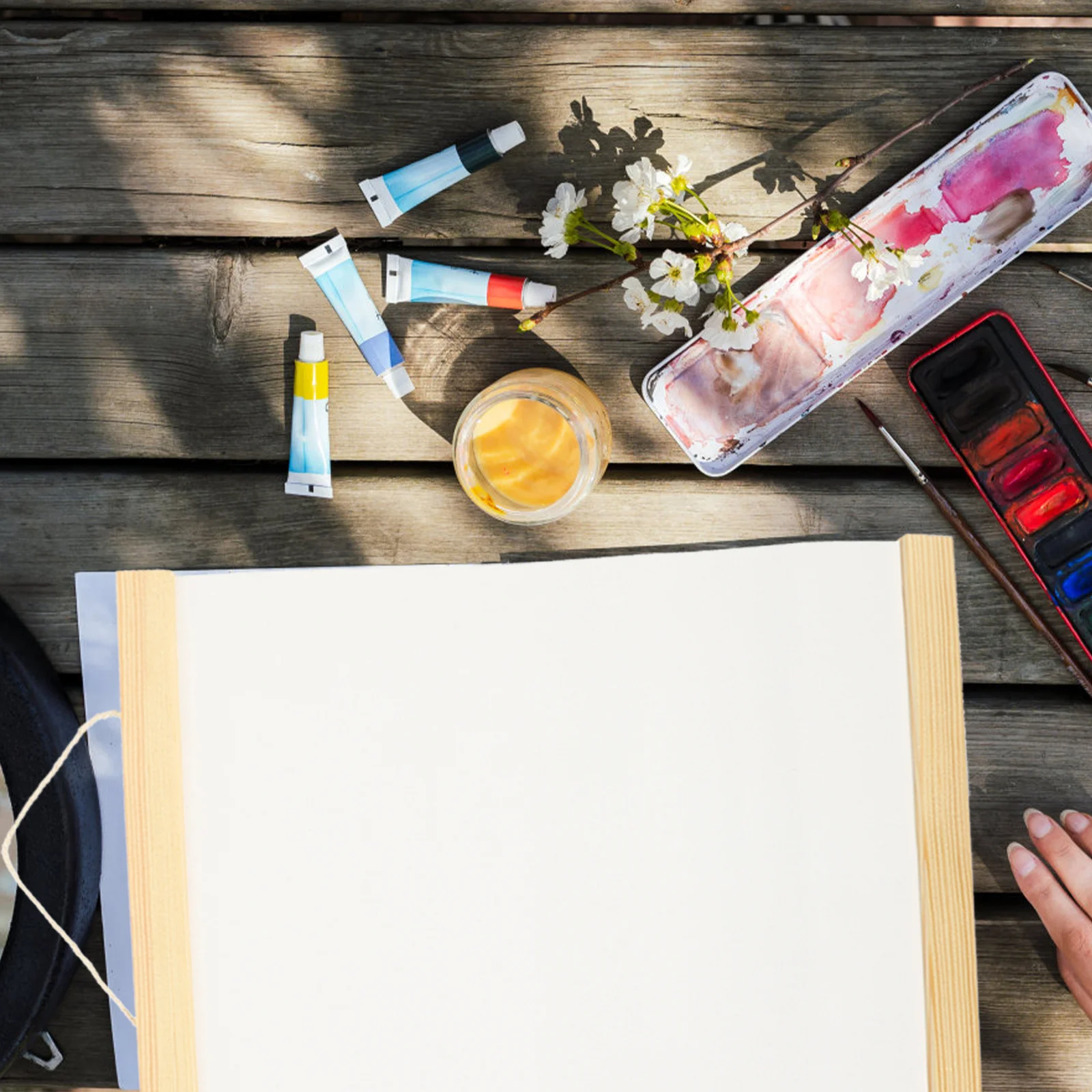 3 قطعة قماش زيتي قماش فارغ للأطفال لوازم اللوحة Diy بها بنفسك مشاريع فنية ديكور جدران المنزل مكتب معلقة اللوحة القماش