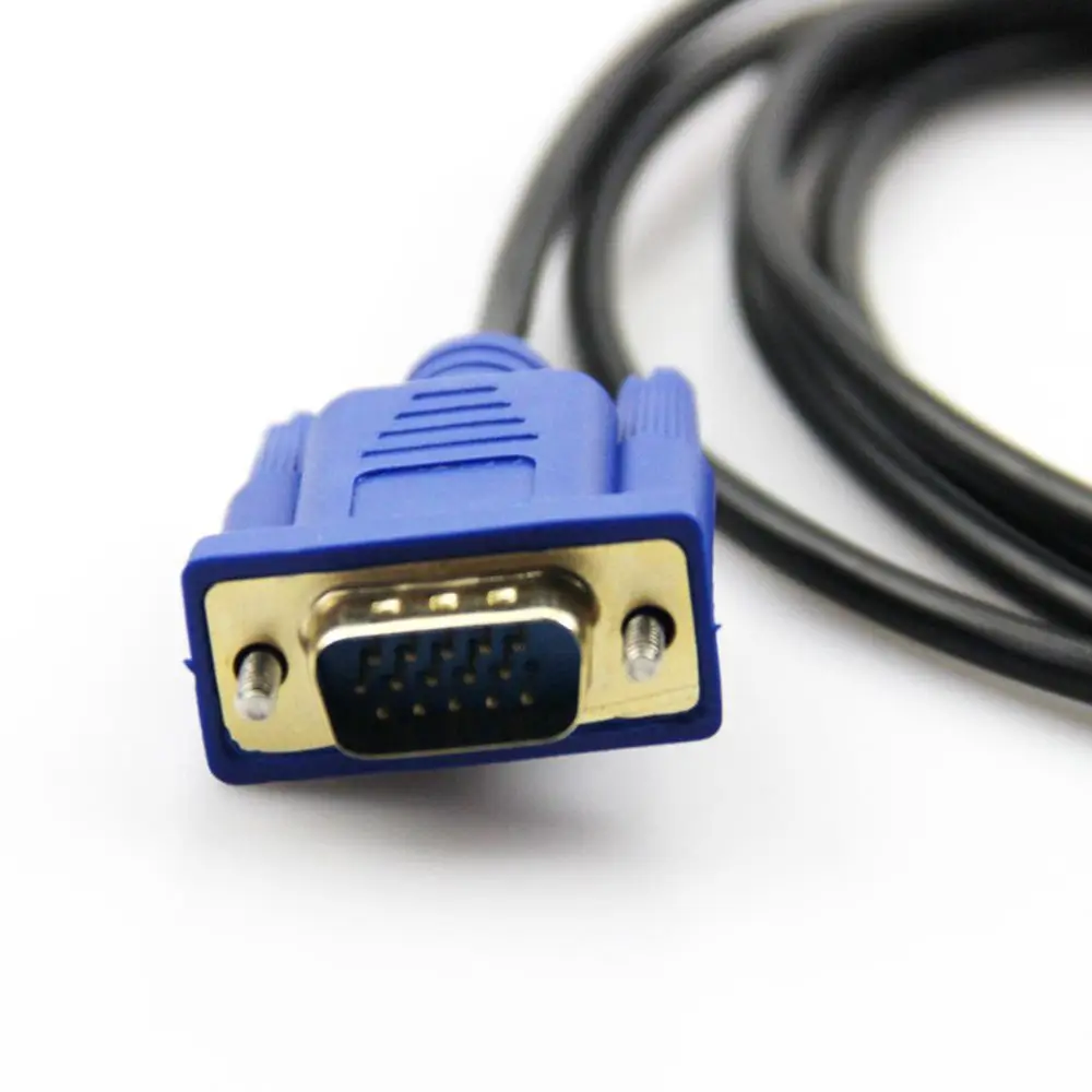 1-5m Professionelle 1080P Video Stecker HDMI-Kompatibel Zu VGA Konverter AV Adapter Kabel Display ausgang Stecker auf Stecker Für PC HDTV