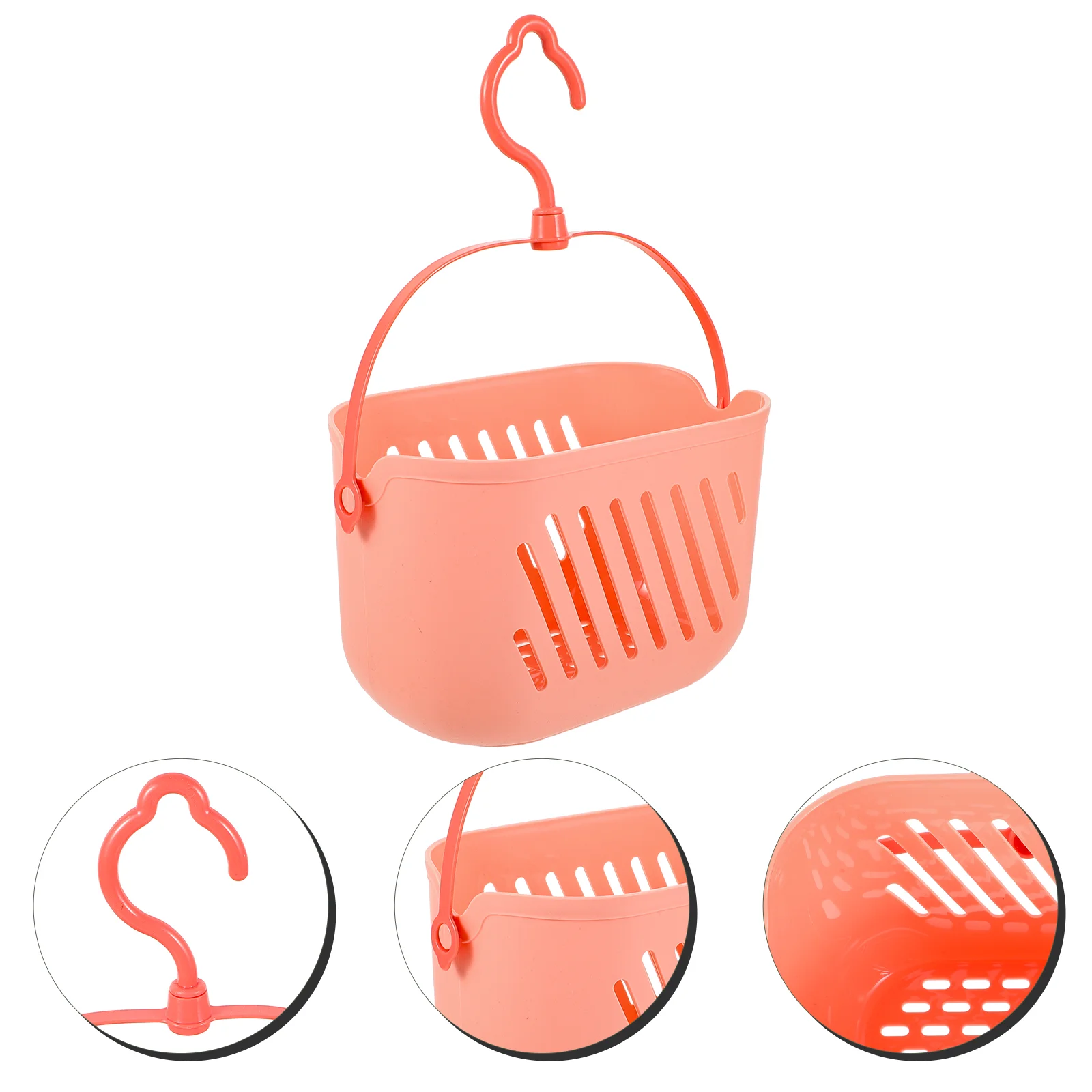 

Bath Bathroom Hand Basket Magazine Holder Portable Shower Toy Plastic Hanging Storage Shopping