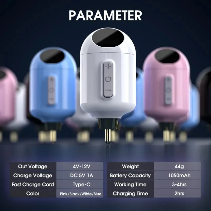 Air Bot Wireless Battery Tattoo Machine Motor Short Pen Power Mini High Power RCA
