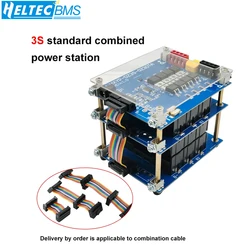 Heltec 12V 3S Power Wall Battery Holder 18650 batteria al litio con 3S 30A BMS 3 s1p/2P Battery box/storage