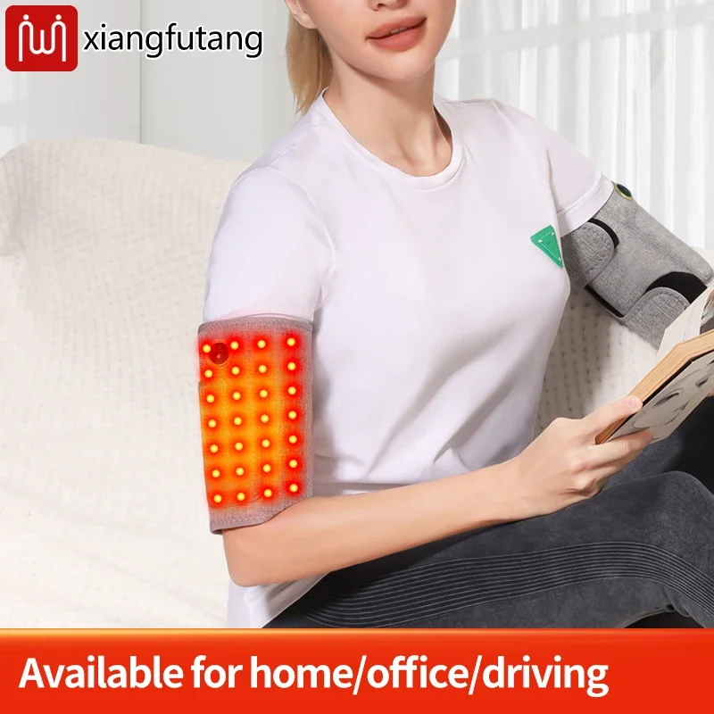 Беспроводная электрическая грелка для локтя с красным светом, 3-сторонние нагрева, грелка для рук, облегчение тендинита и артрита для мужчин и женщин