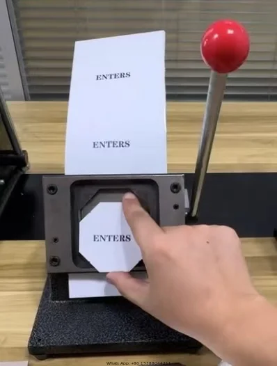 Troqueladora perforadora redonda