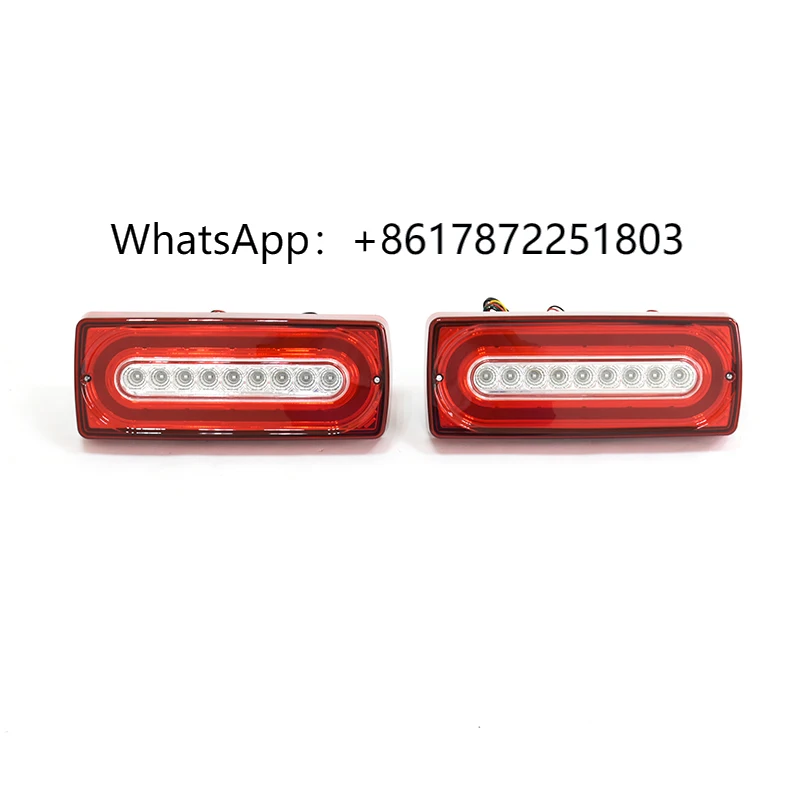 Nuevo diseño de piezas de coche, luz trasera de Color rojo y negro para Benz Clase G W463 2000-2015y