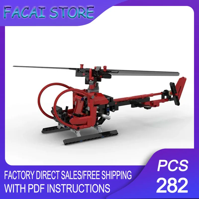 

Модульный конструктор-вертолет: Технологичная модель самолета для сборки своими руками, развивающий набор для конструирования, подарок