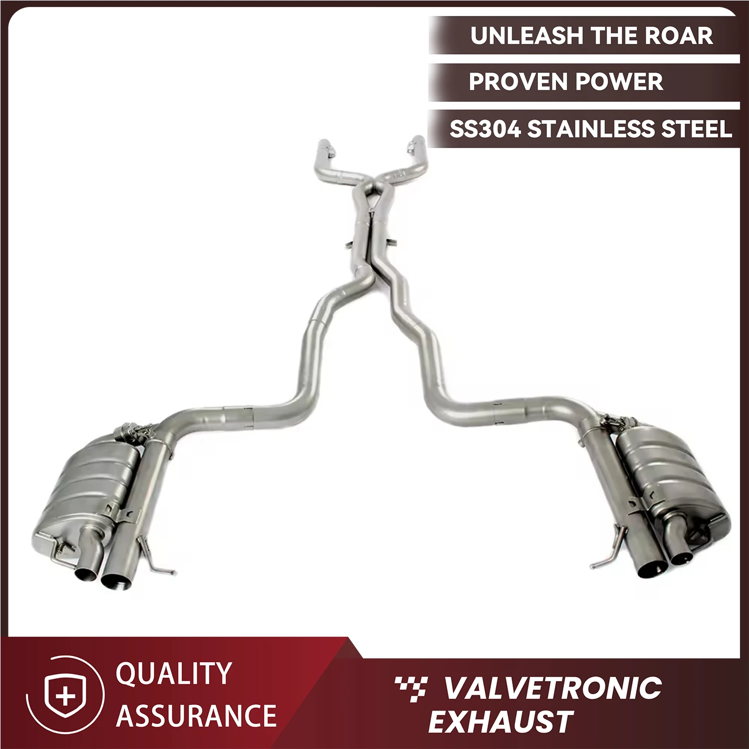 

ECCF SUS304 Stainless Steel Catback Performance Exhaust for Mercedes AMG C63 C63S W205 4.0T