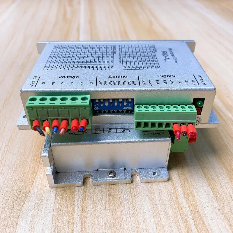 Stepper Motor Driver R60-AL Slightly Used Fully Functional for RUITECH Industrial Control Repair Part