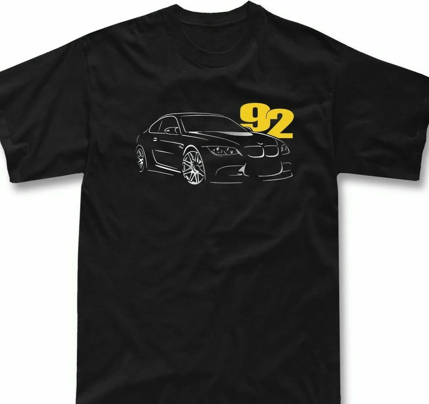 Designed for E92 Fans M3 330 328 335 325 318 Car T-Shirt 100% Cotton O-Neck Summer Short Sleeve Casual Mens T-shirt Size S-3XL