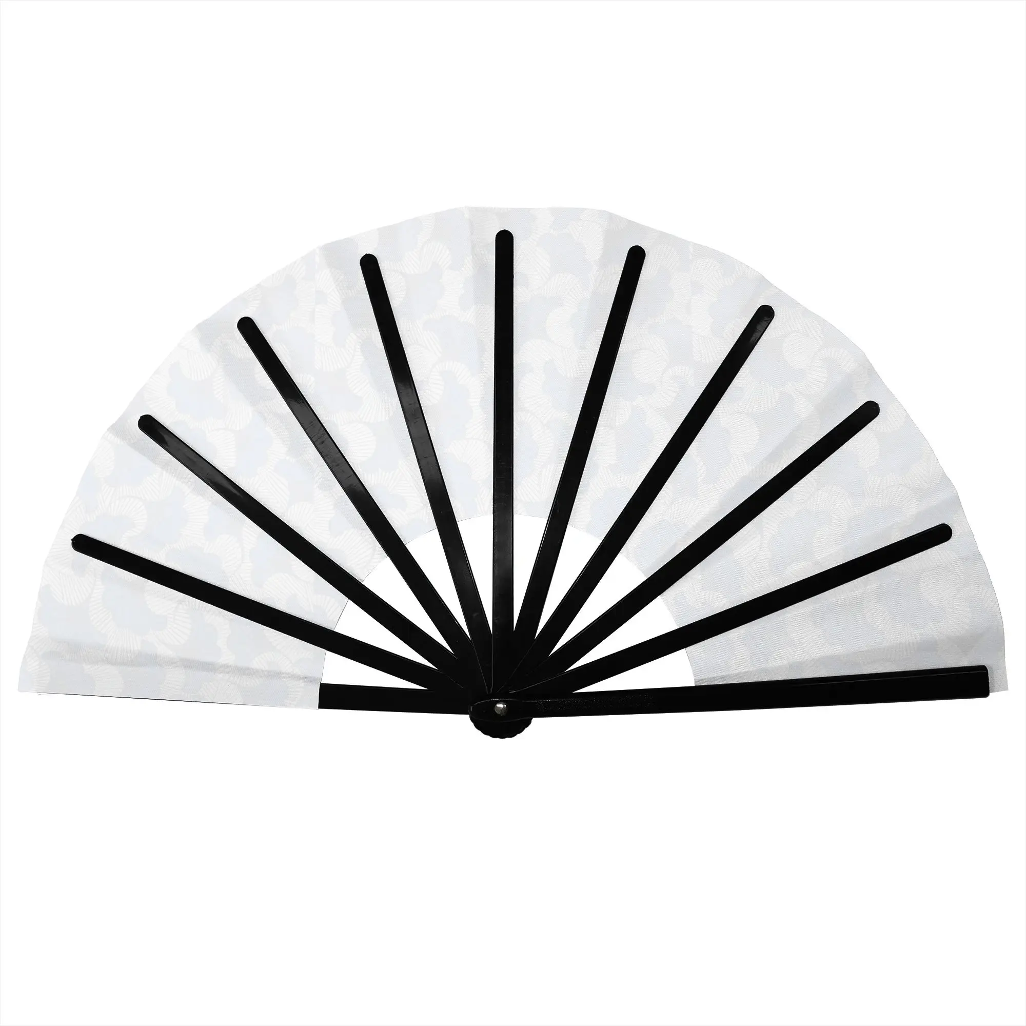 Ginkgo Leaf Folding Hand Fan Custom  Polyester Fabric Fan Cool Summer Accessory Decorative Fans