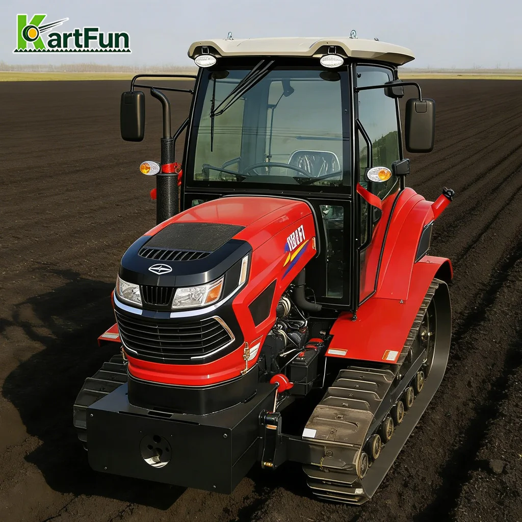 Small Agricultural Crawler Tractor Diesel Engine Rubber Track Crawler Tractor for Farm Use