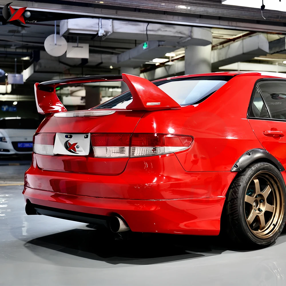 

For Honda Accord 6th/7th/7.5th Gen 4-Door 1998-2008 Spoiler ABS 3-Parts Rear Trunk Cover Wings Spoiler for Vehicle