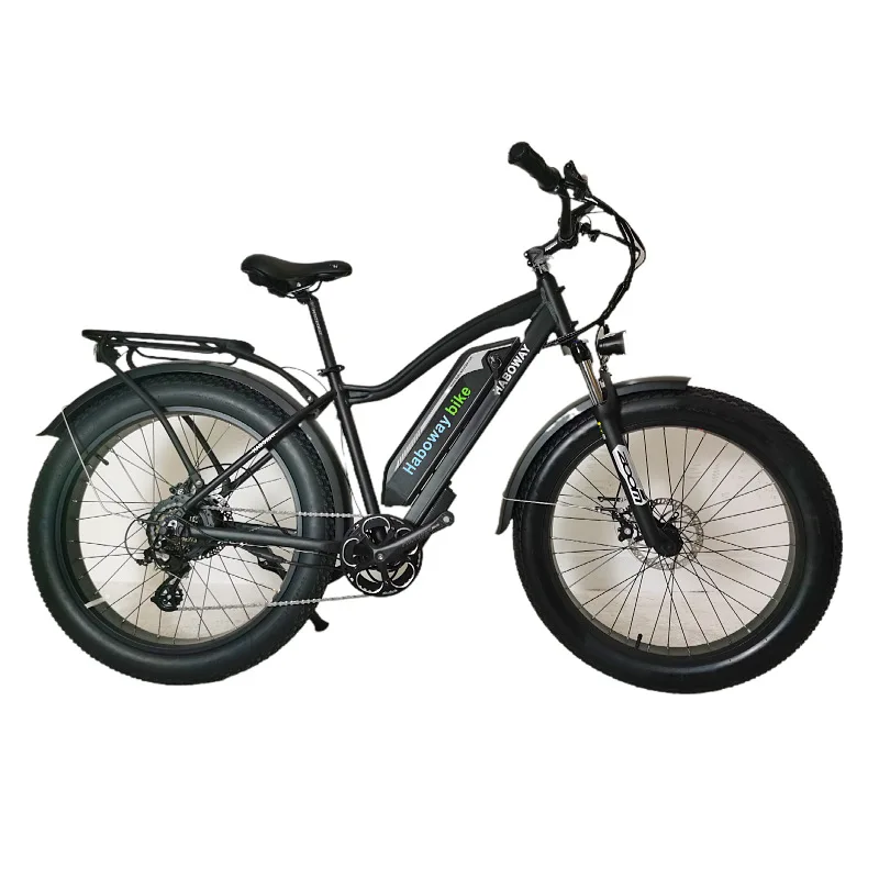 Snow electric bicycle 26 inch wide wheel road alloy electric bicycle adult mountain fat tire electric moped