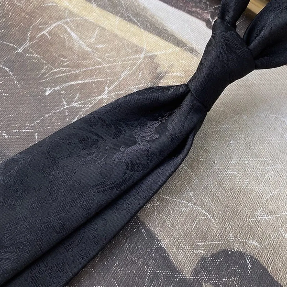 الكلاسيكية بلون أسود ربطة العنق المشارب الأزهار الرجال ربطة العنق اليد تعادل قابل للتعديل الرجعية Cravat البدلة الملحقات