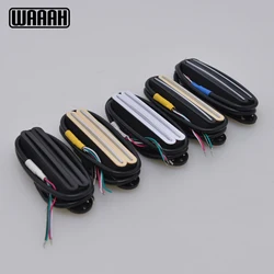 1pcs Alnico 5 Hot Dual Rails Humbucker Pickup Single Coil Black White Yellow Color for  ST SQ Electric Guitar Parts