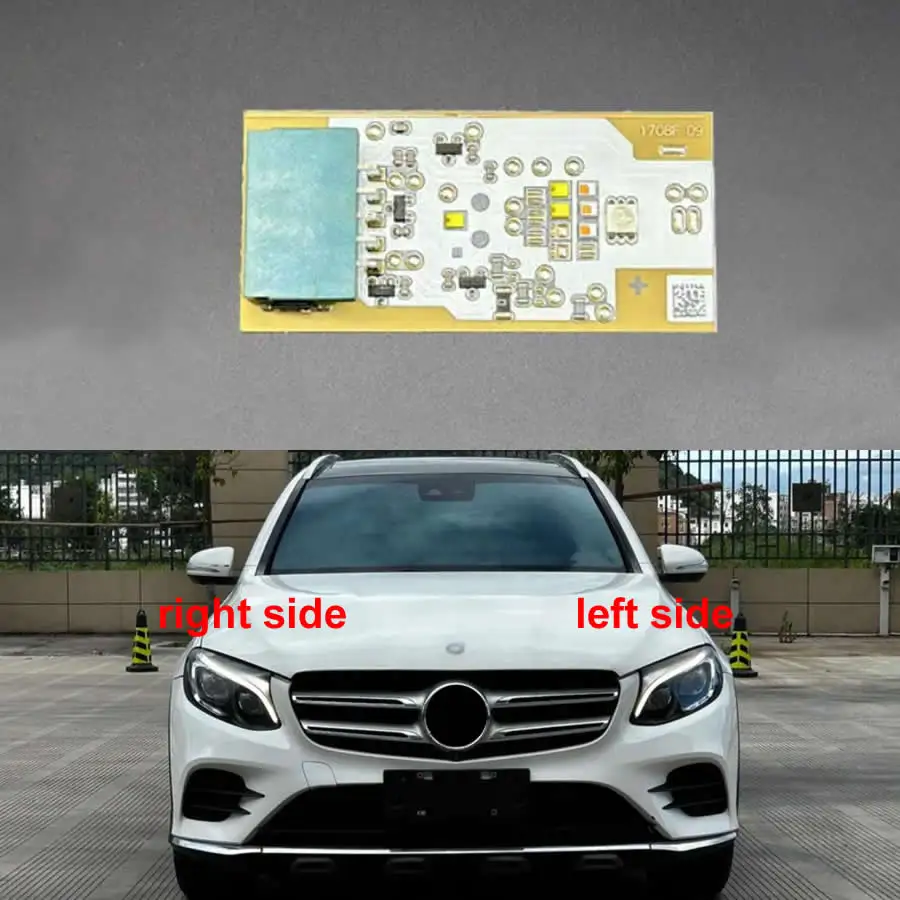 For Benz W253 GLC 2016-2019 High Configuration LED DRL Board Daytime Running Light Source Module Headlight Repair Replacement