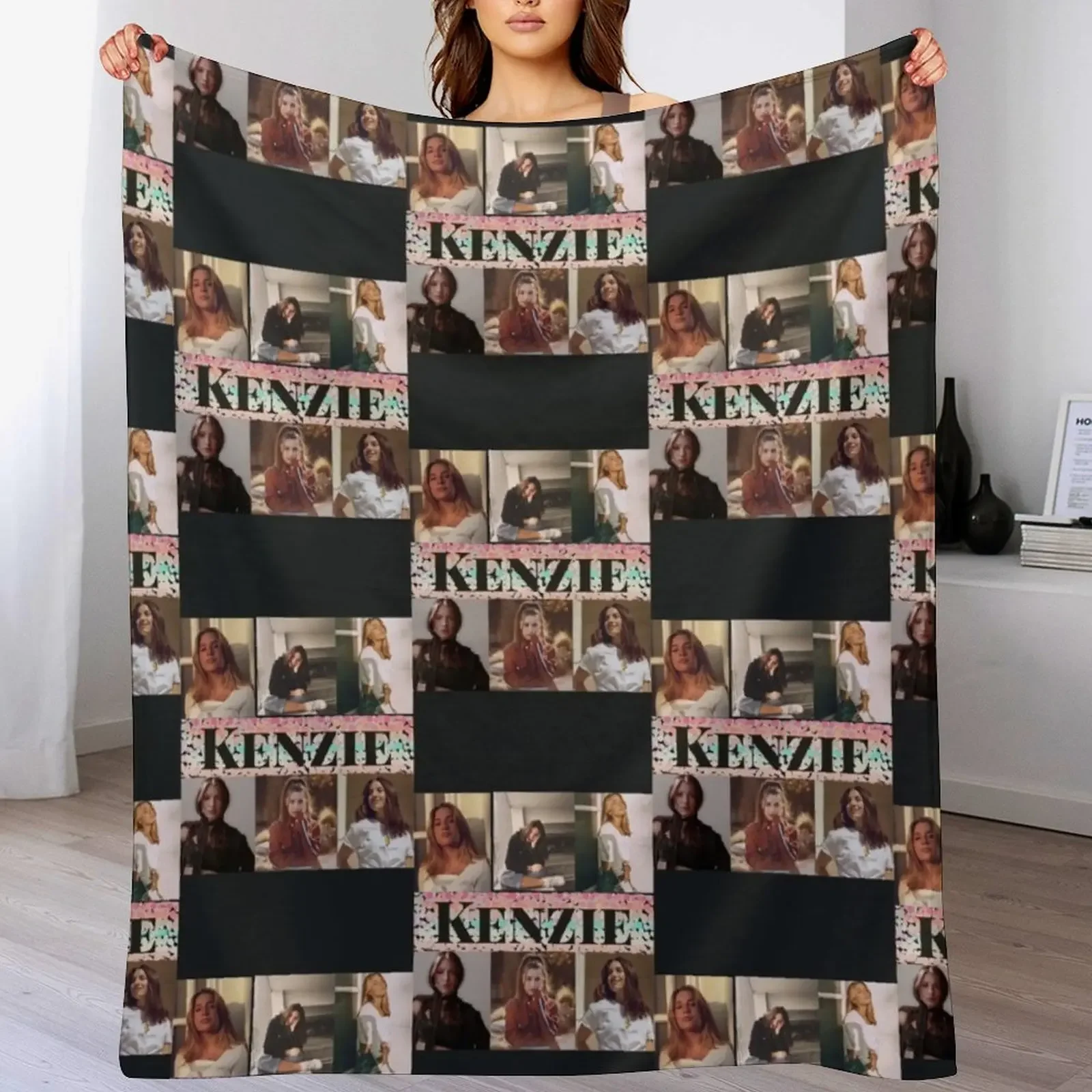 Kenzie Ziegler Throw Blanket cosplay anime Personalized Gift Luxury Thicken Blankets