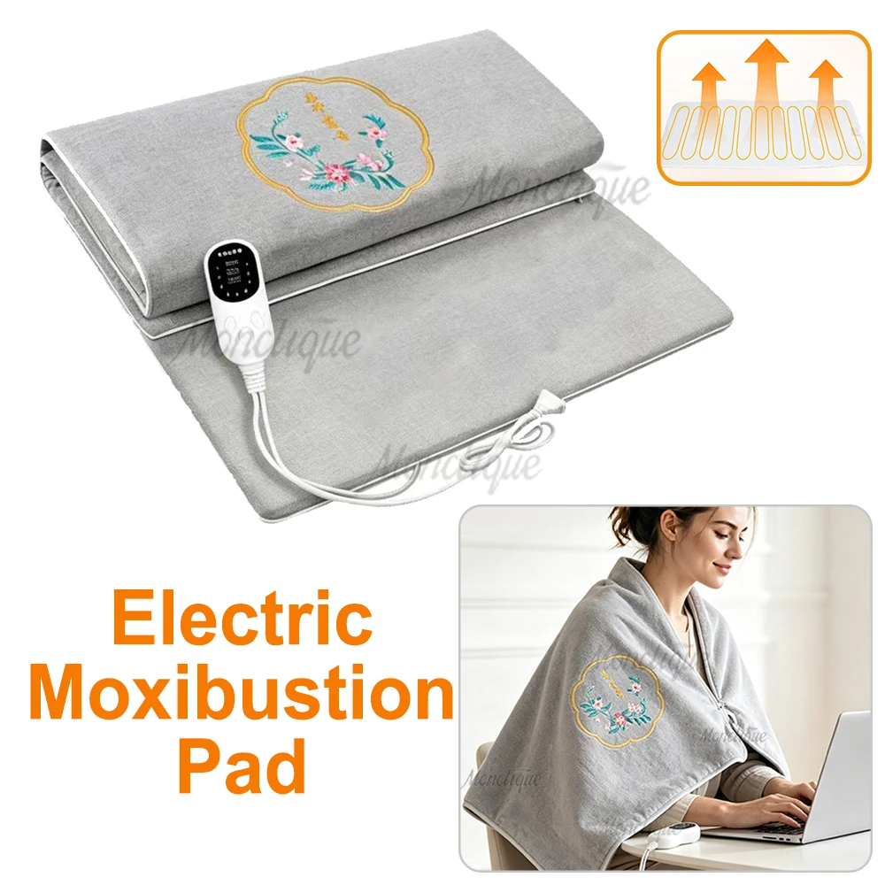 Pad Heating Warm Pad Large Size Moxibustion Heating Quilt Hot Compress Full Body Relax Promotes Blood Circulation Office Family