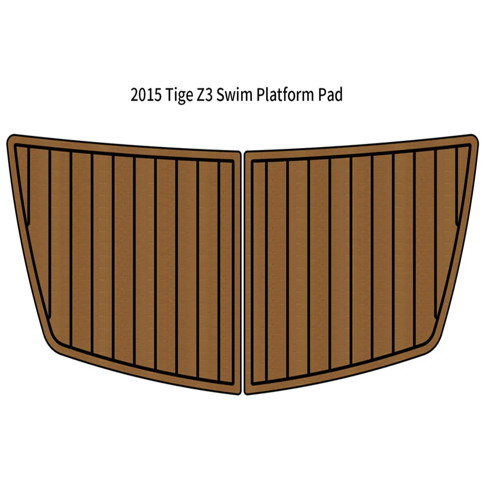 

2015 Tige Z3 Swim Platform Boat EVA Faux Foam Teak Deck Floor Pad