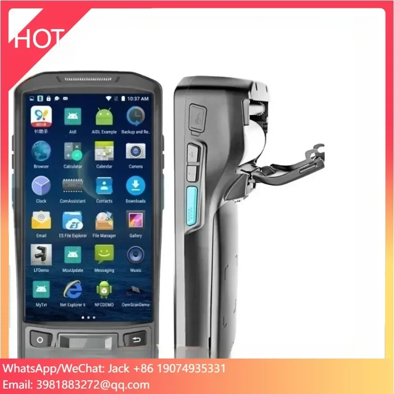 

Price of Biometric Fingerprint Scanner, Wireless Portable Fingerprint Scanner Reader Printer with 4G LTE ,5.0inch Large Screen