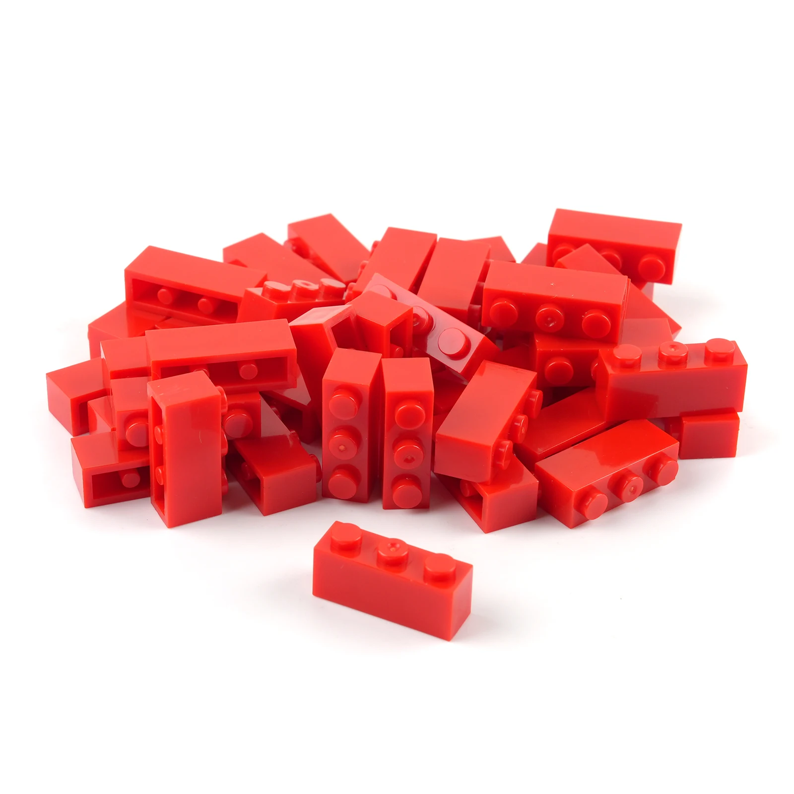730개 소형 입자 블록 다양한 부품 벌크 세트 빨간색 11가지 크기 DIY 창의적 모델 STEM 교육용 장난감