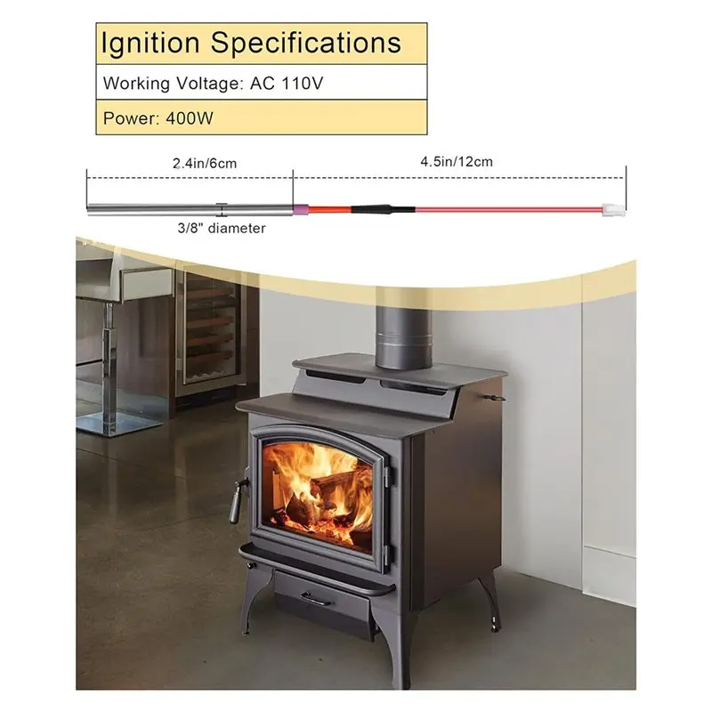 YANA50I 720307 Pellet Stove Igniter Particle Furnace Ignition Rod For Comfortbilt