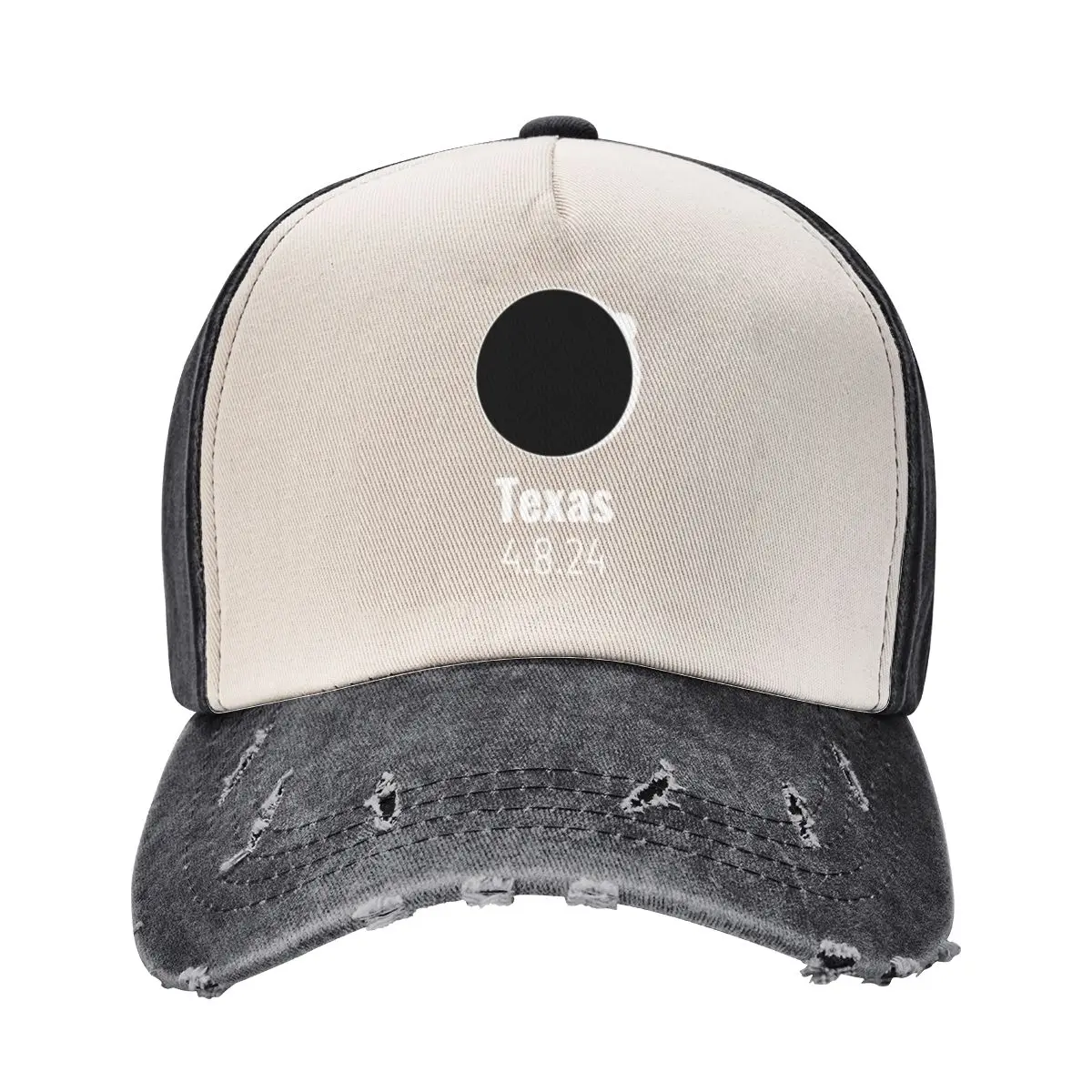 Total Solar Eclipse 2024 Texas Baseball Cap Luxury Hat Trucker Cap Hat Luxury Brand Women's Beach Outlet 2025 Men's