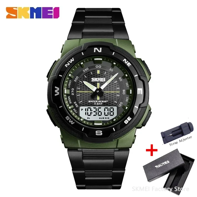 Men's Digital Countdown Sports Watch, Waterproof