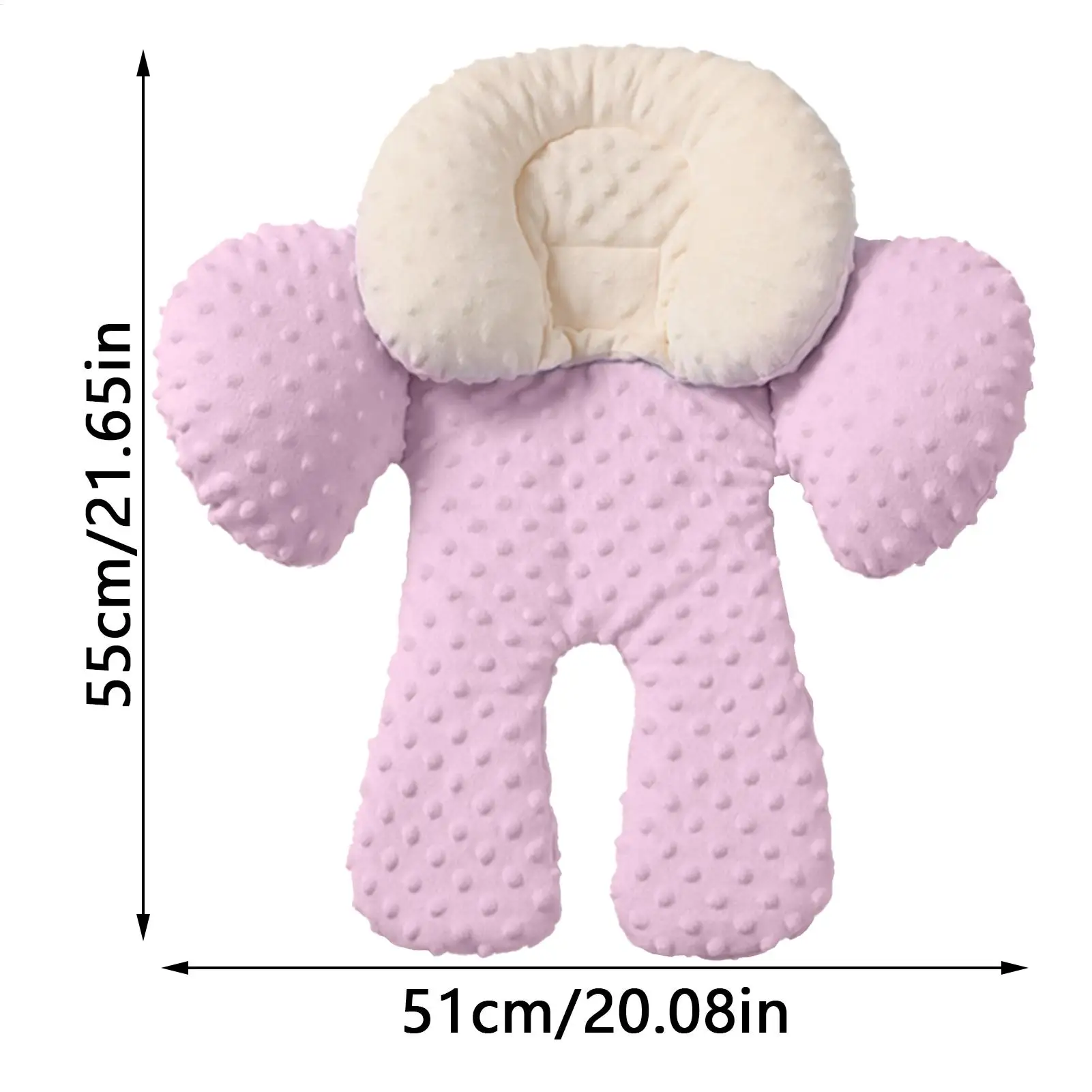 아기 카시트 인서트 수면 보호 유아 카시트 인서트 카시트 헤드 서포트 아기 소녀용 유모차 스윙 바운서용