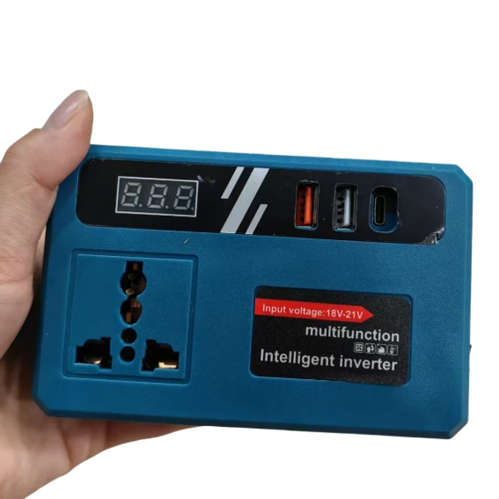 120W Intelligent Lithium Battery Inverter DC18V/21V To 220V AC Battery Inverter For MT Mobile Power Transformer