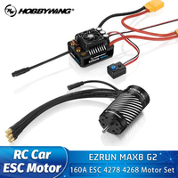 HOBBYWING EZRUN MAX8 G2 160A ESC 4278SD 2250KV 4268SD 2500KV Motor Burshless Sensored Combo for 1/8 RC Car Buggy Monster Truck