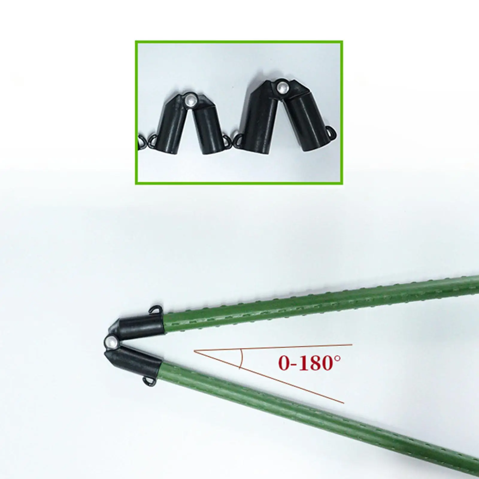 Adjustable Fixing Connector Clip Plant Trellis Connecting Joint Garden Accessory for Greenhouse and Indoor Use